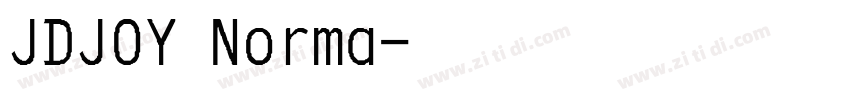 JDJOY Norma字体转换